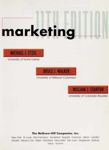 Cover image for Marketing