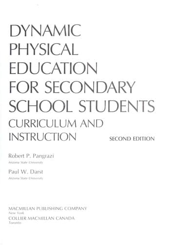 Cover image for Dynamic physical education for secondary school students