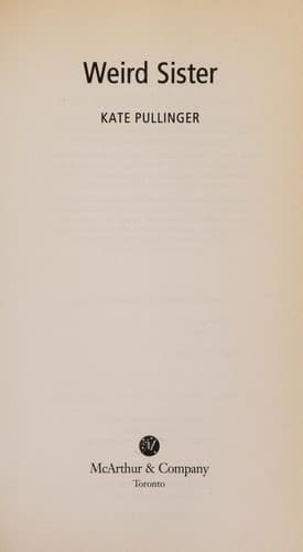 Cover image for Weird sister