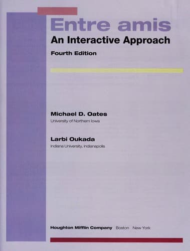 Cover image for Entre Amis