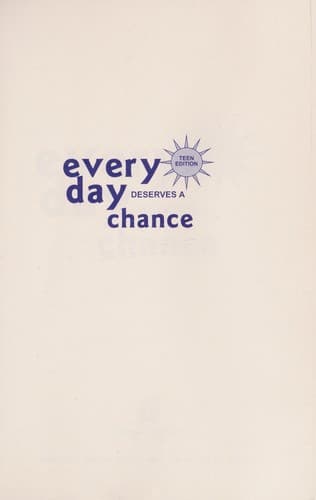 Cover image for Every day deserves a chance
