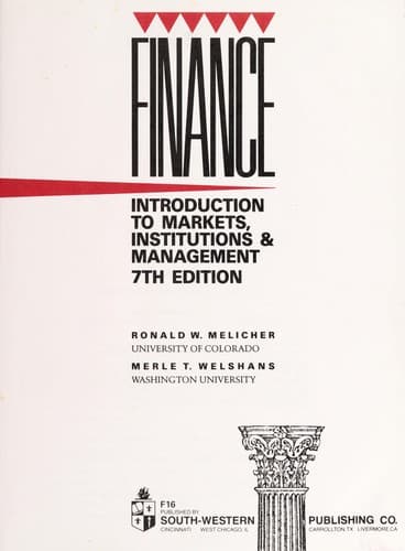 Cover image for Finance