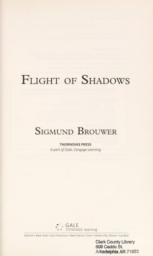 Cover image for Flight of shadows