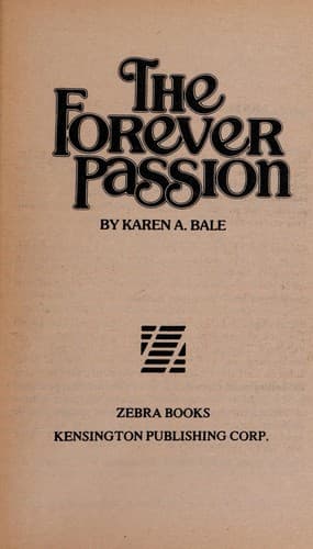 Cover image for The forever passion