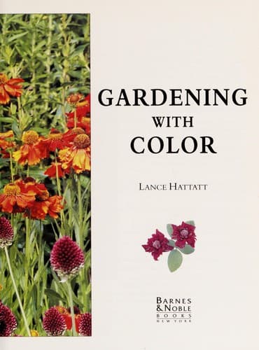 Cover image for Gardening with color