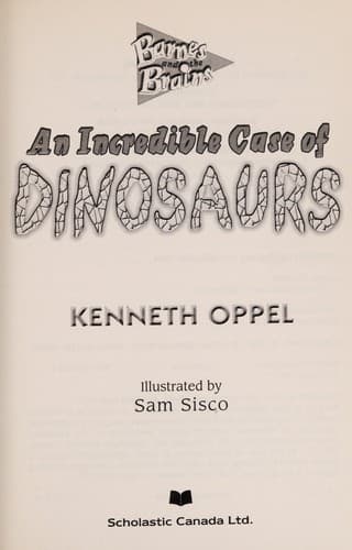Cover image for An incredible case of dinosaurs