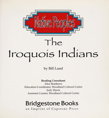 Cover image for The Iroquois Indians (Native Peoples)