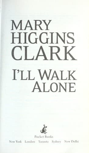 Cover image for I'll walk alone