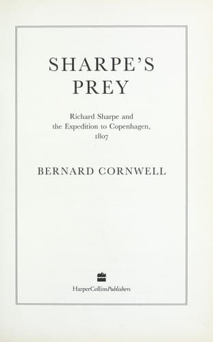 Cover image for Sharpe's prey
