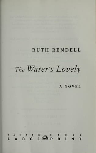 Cover image for The water's lovely