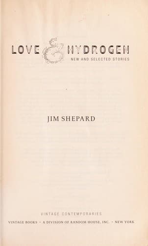 Cover image for Love & hydrogen