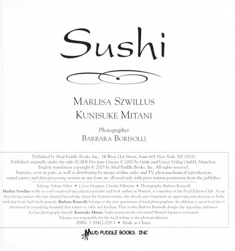 Cover image for Sushi