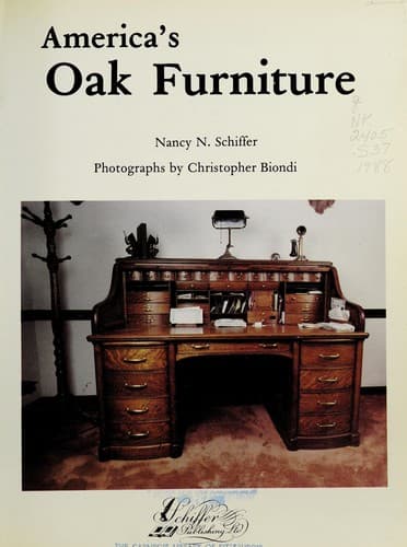 Cover image for America's oak furniture