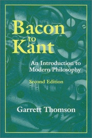 Cover image for Bacon to Kant 