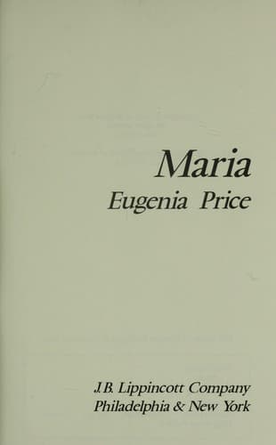 Cover image for Maria