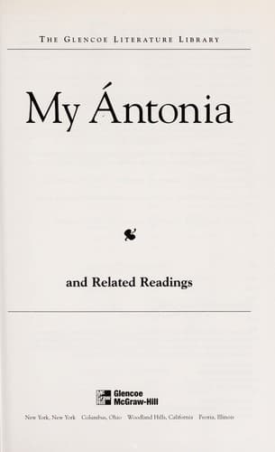 Cover image for My Antonia and related readings