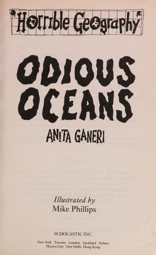 Cover image for Odious Oceans (Horribile Geography)