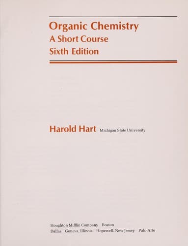 Cover image for Organic chemistry