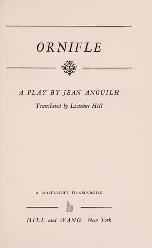 Cover image for Ornifle