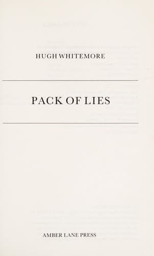 Cover image for Pack of lies