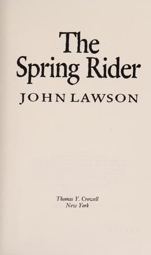 Cover image for The Spring Rider
