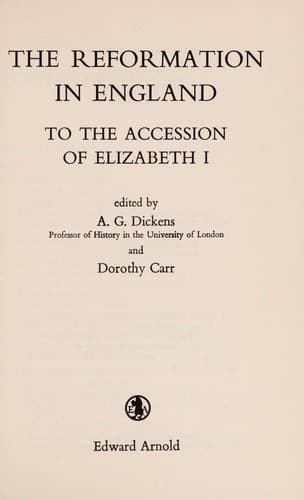 The Reformation in England