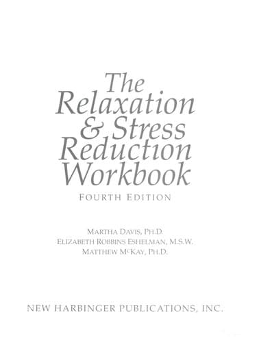 Cover image for The Relaxation and stress reduction workbook