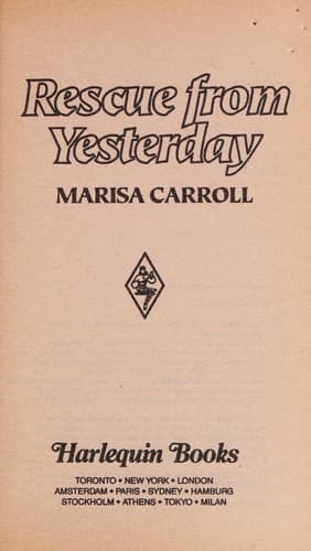 Cover image for Rescue from Yesterday