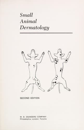 Cover image for Small animal dermatology