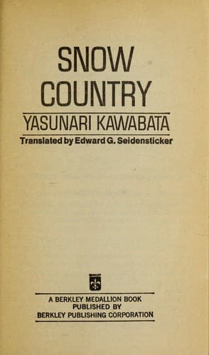 Cover image for Snow Country