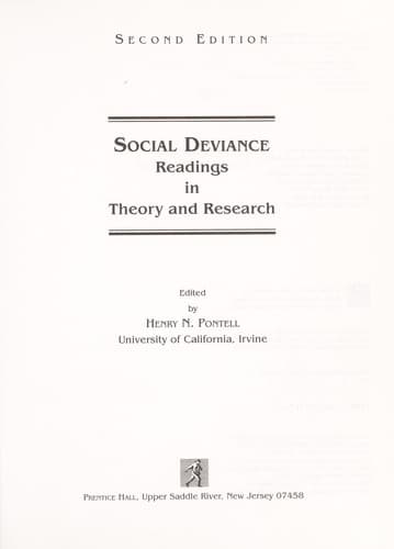 Cover image for Social Deviance