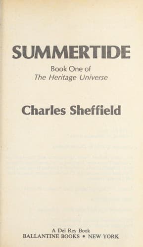 Cover image for Summertide (The Heritage Universe, No 1)