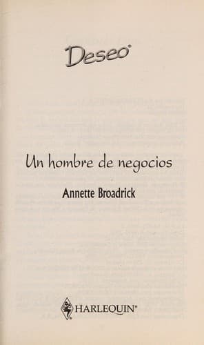 Cover image for Un hombre de negocios