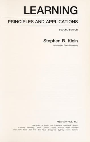 Cover image for Learning