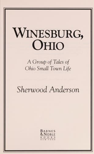 Cover image for Winesburg, Ohio