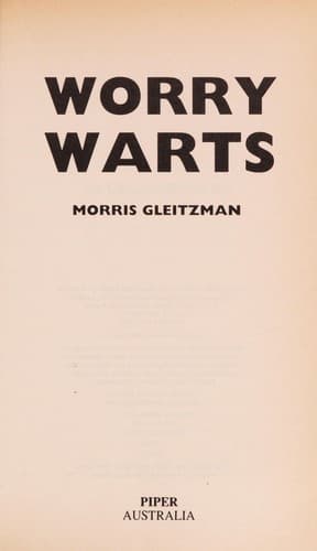 Cover image for Worry Warts