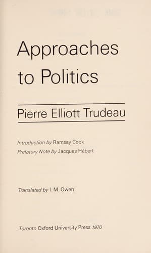 Approaches to politics..