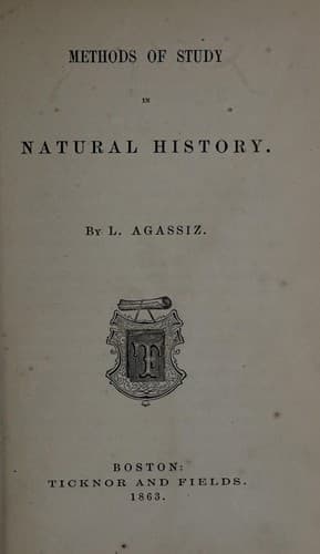 Cover image for Methods of study in natural history