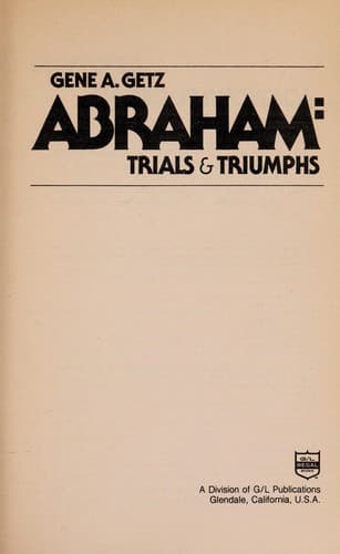 Cover image for Abraham