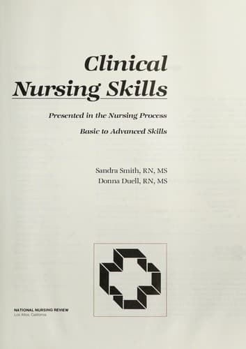 Cover image for Clinical nursing skills