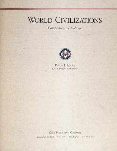 Cover image for World civilizations