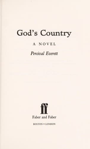 Cover image for God's country
