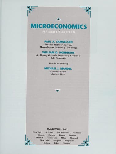 Cover image for Microeconomics