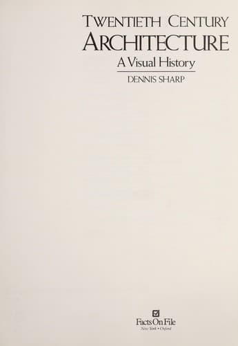 Cover image for Twentieth century architecture