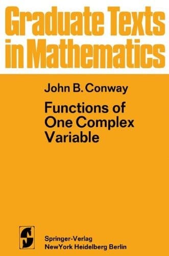 Cover image for Functions of one complex variable
