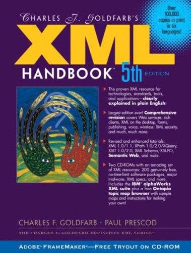 Cover image for Charles F. Goldfarb's XML Handbook, Fifth Edition