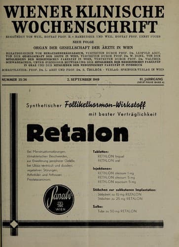 In memoriam Hans Horst Meyer, Professor der experimentellen Pharmakologie in Wien (1904-1924)