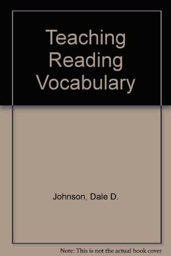Cover image for Teaching reading vocabulary
