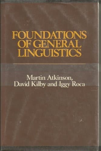 Cover image for Foundations of general linguistics