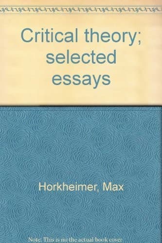Cover image for Critical theory